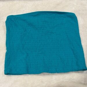 American Eagle Teal Bandeau Top